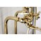 Kingston Brass CCK226K2 Freestanding Clawfoot Tub Faucet Package with Supply Line, Polished Brass CCK226K2 - alternate 4